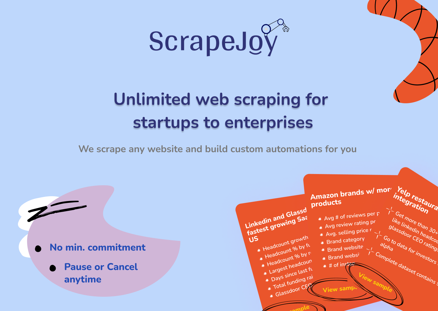 startuptile Scrapejoy-Unlimited web scraping for startups and enterprises