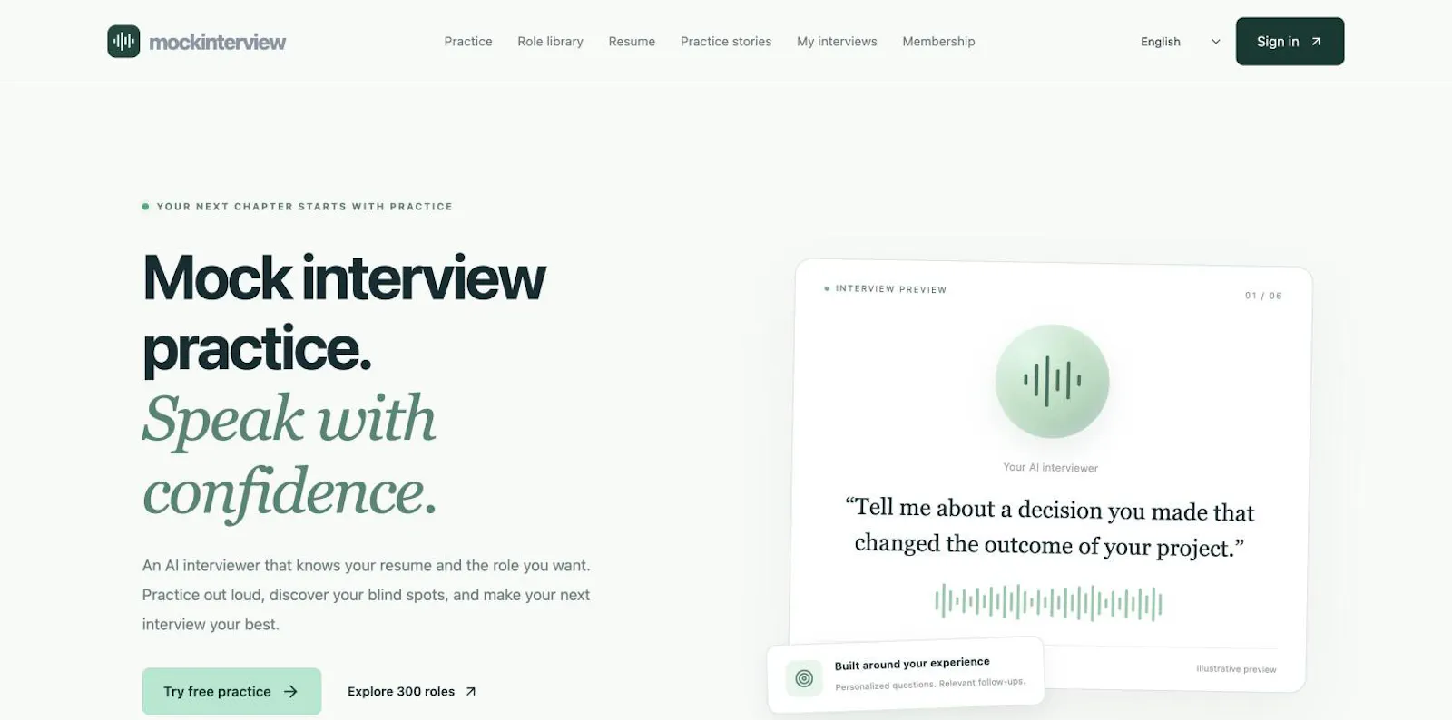 MockInterview screenshot 1