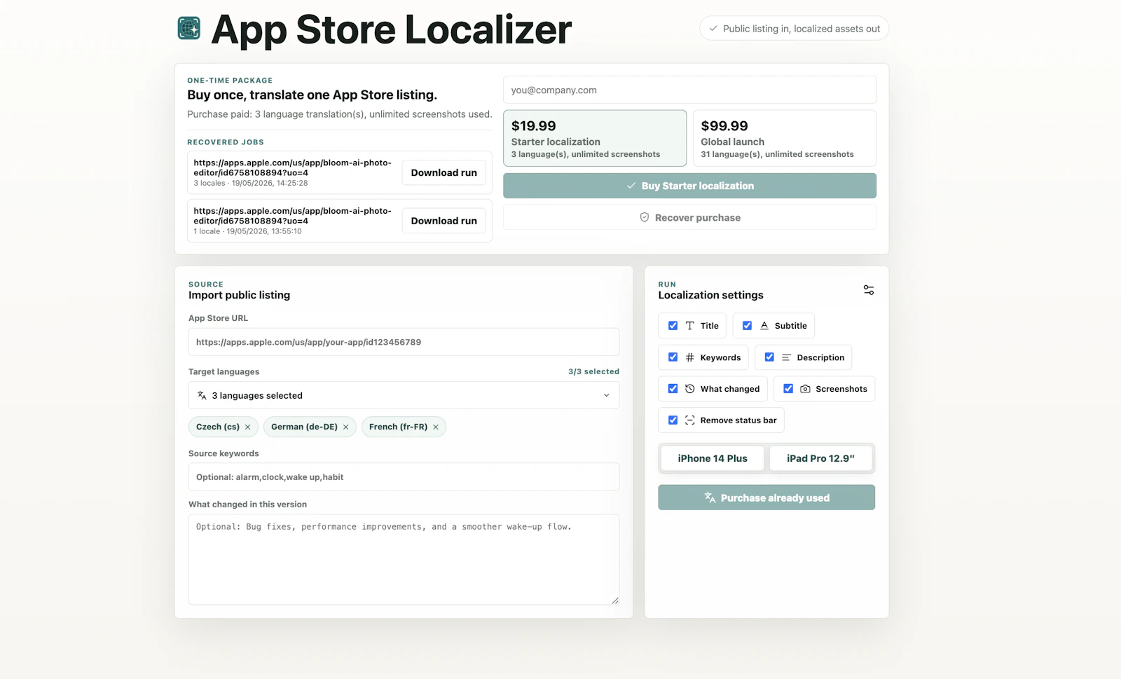 App Store Localizer screenshot 6