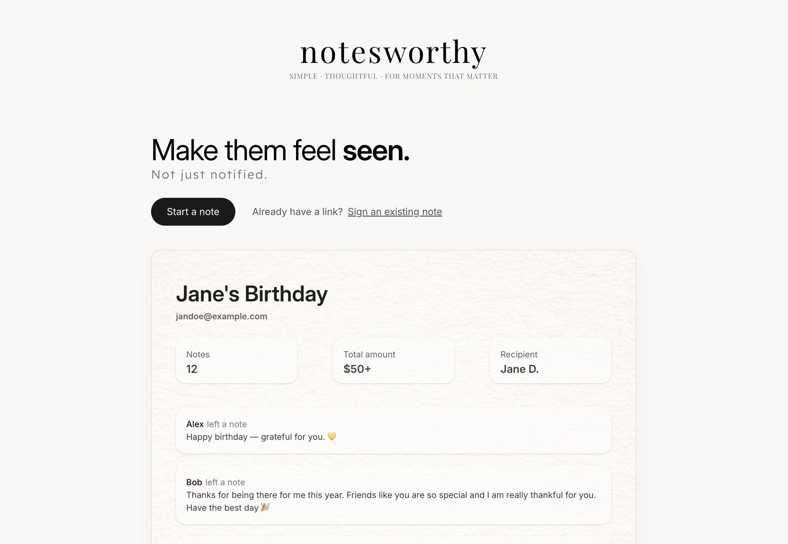 Notesworthy - Main product screenshot demonstrating key features and user interface