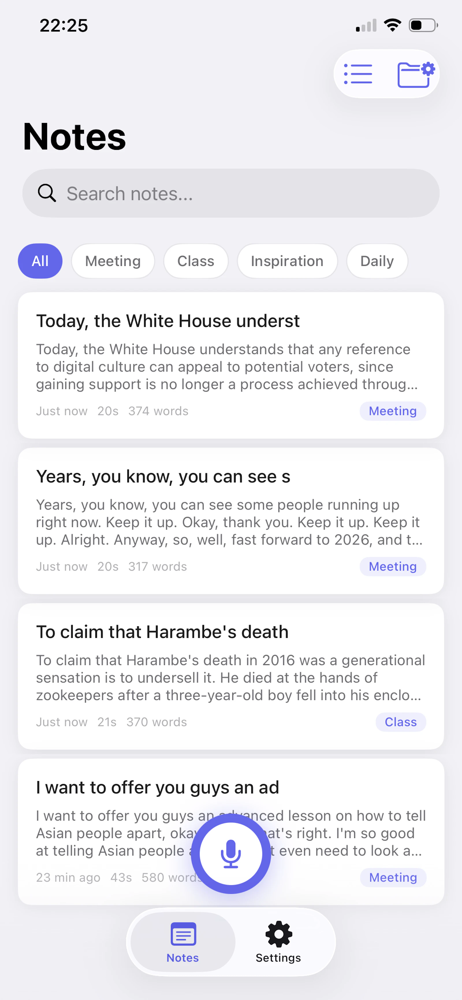 VoiceNote screenshot 3