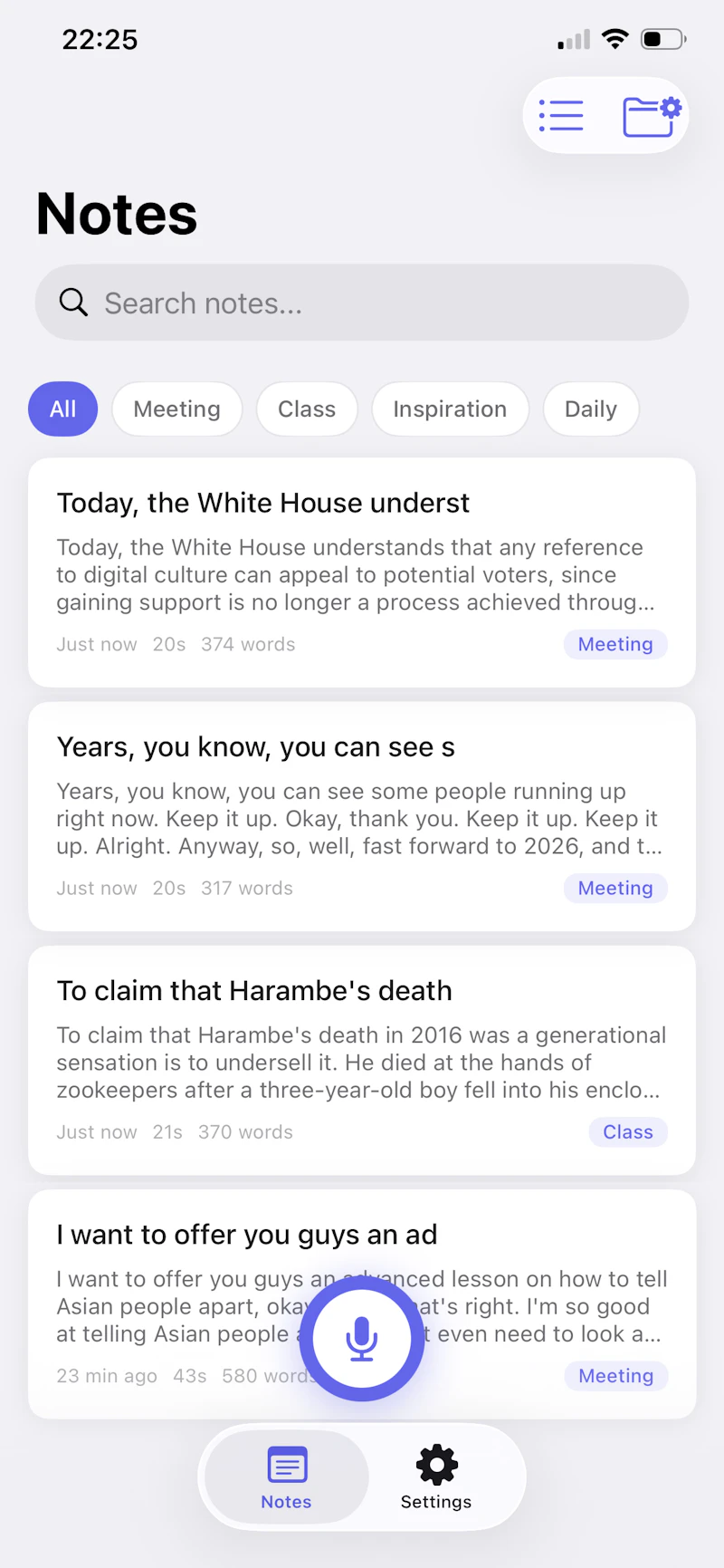 VoiceNote screenshot 3