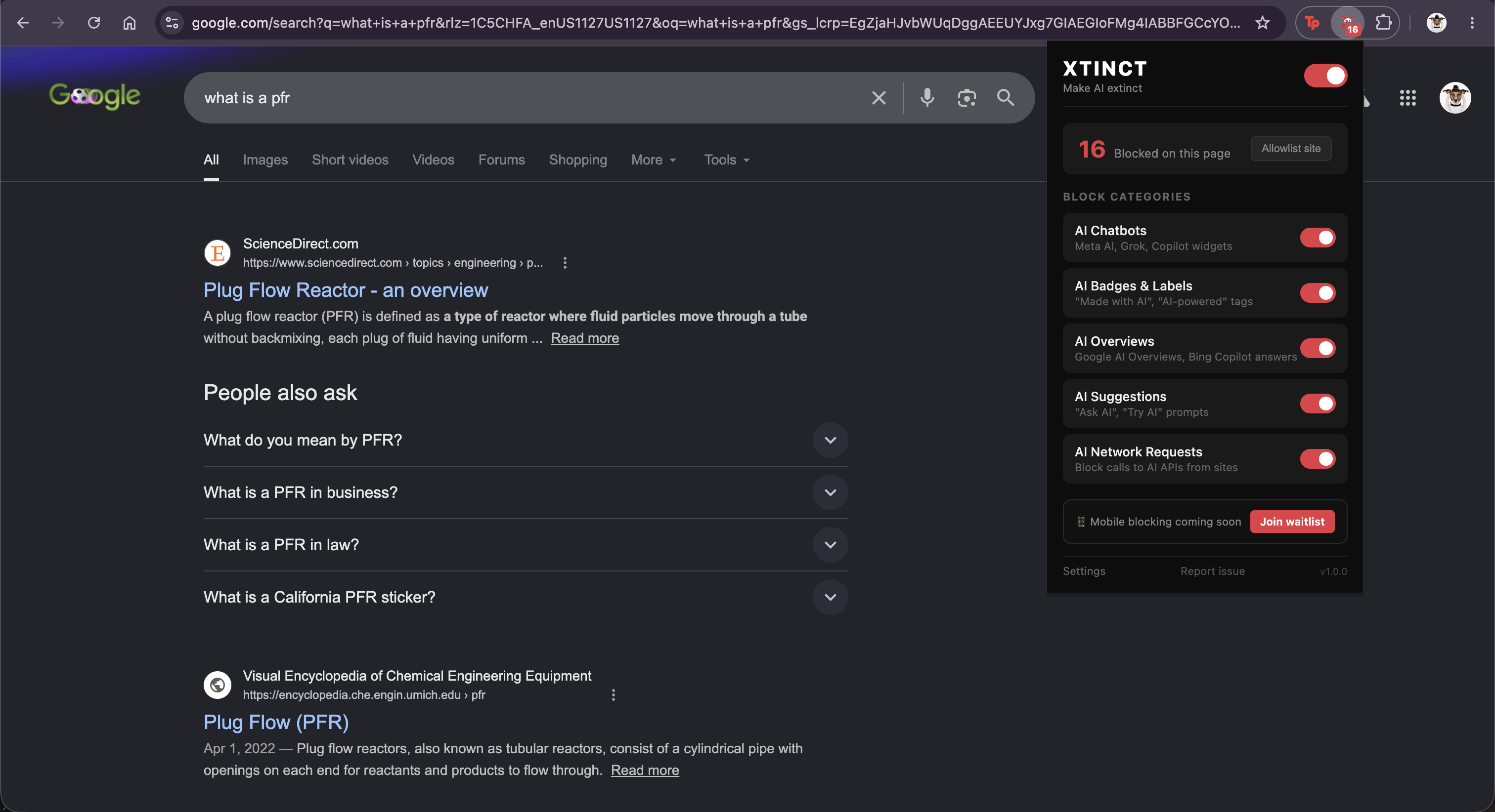 XTINCT: Remove AI clutter from the web gallery image