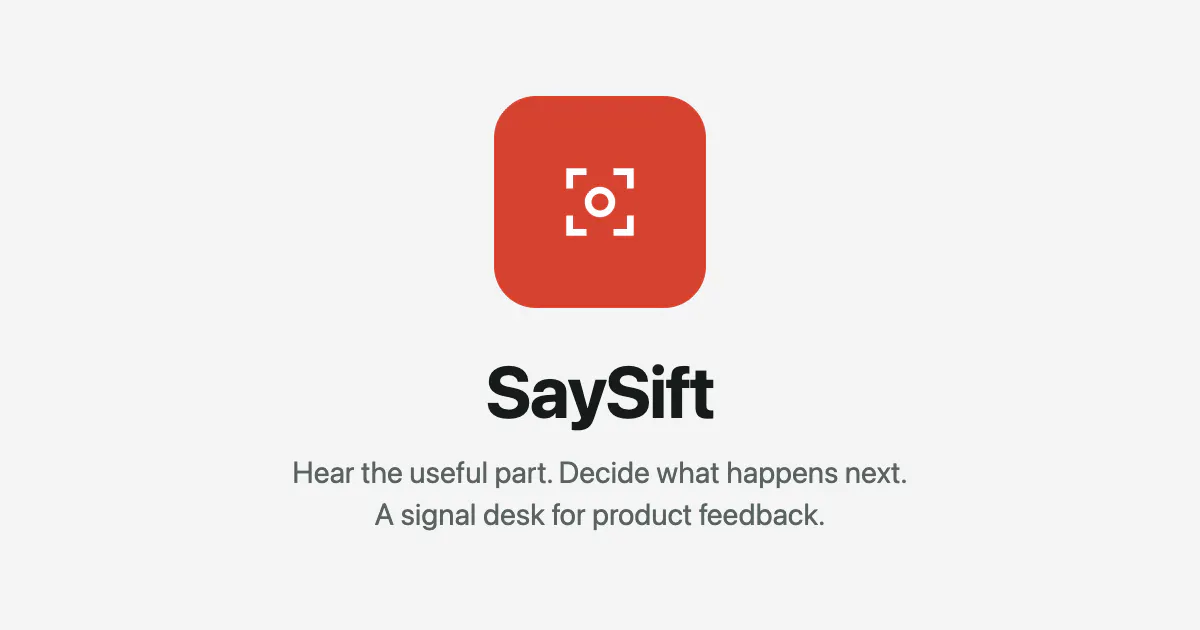 SaySift