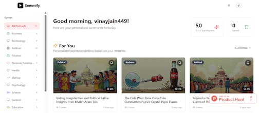 Summify gallery image