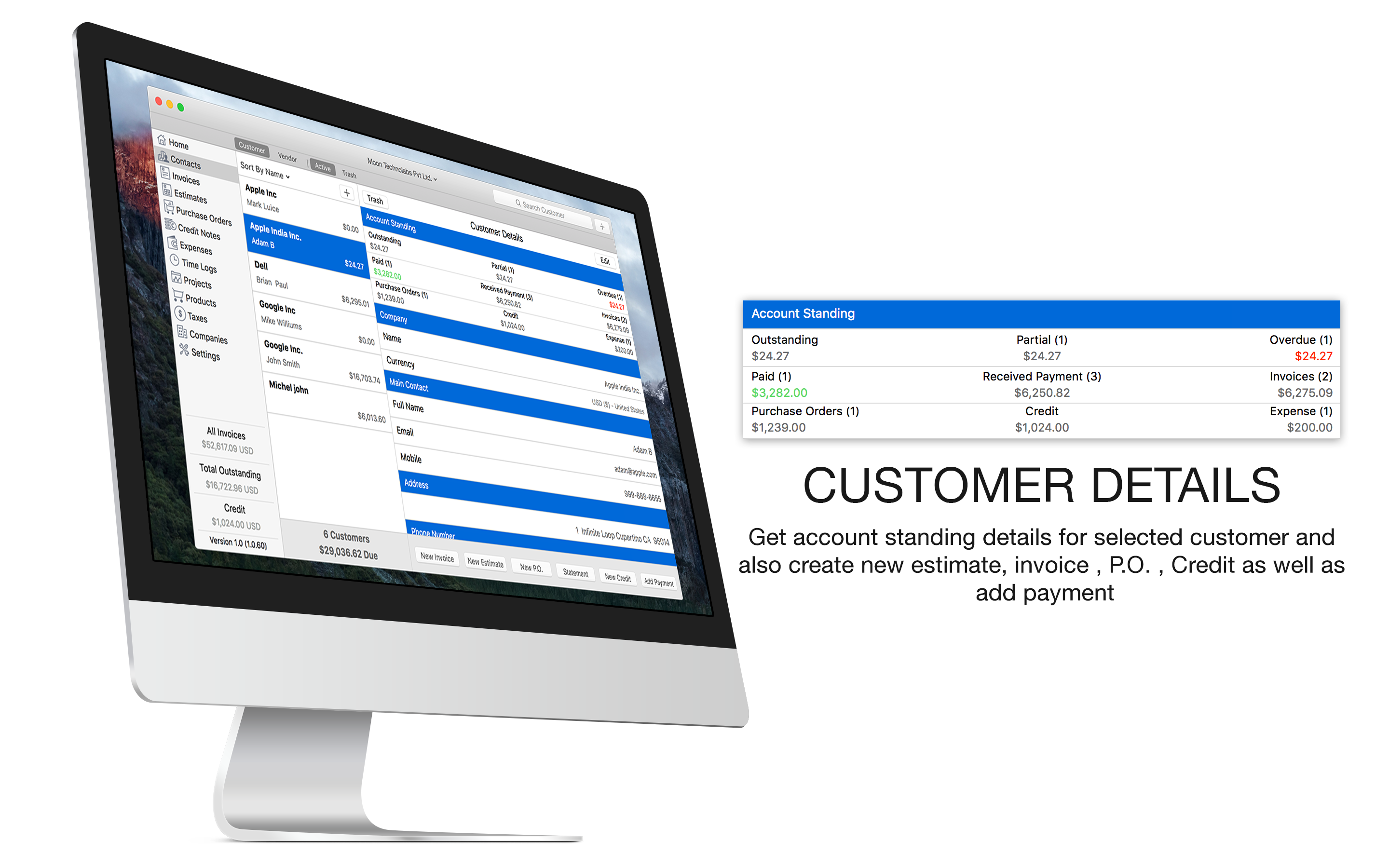 Moon Invoice Pro -  Invoice & Estimate App gallery image