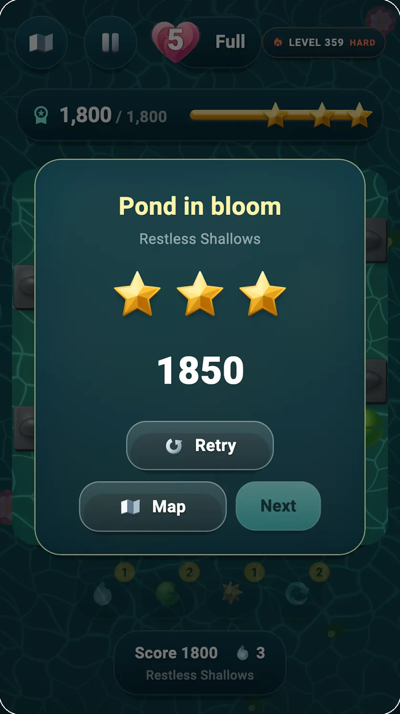 Kinetic Lotus: Ripple Puzzle screenshot 7
