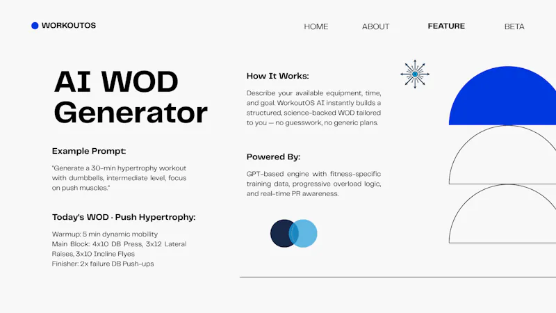 WorkoutOS screenshot 4