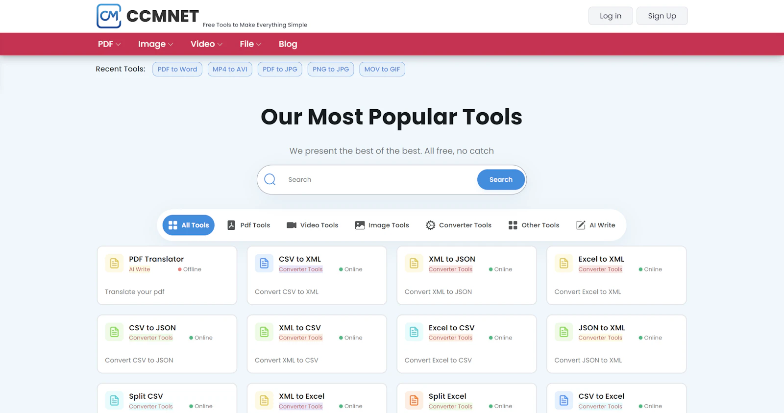 CCMNet screenshot 1