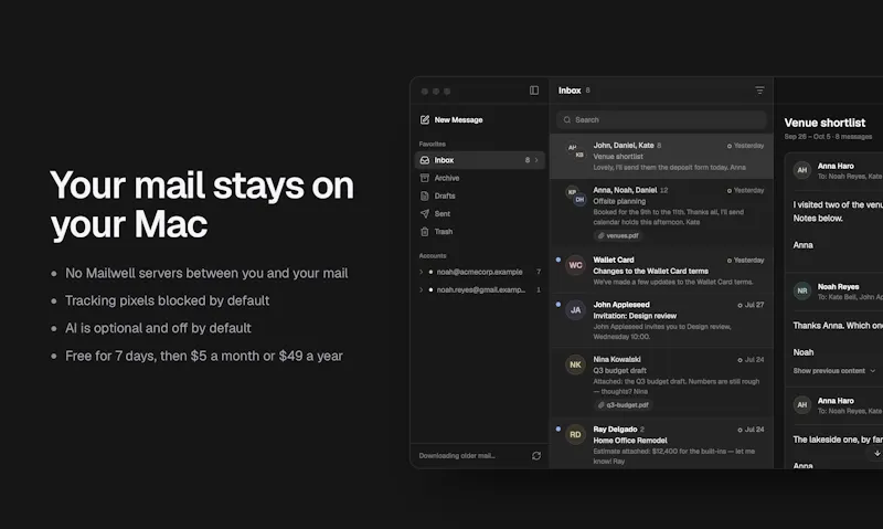 Mailwell screenshot 4