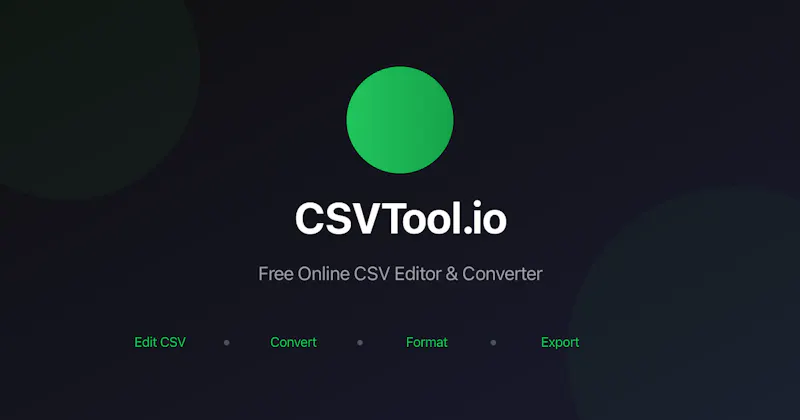 CSVTool.io screenshot 2