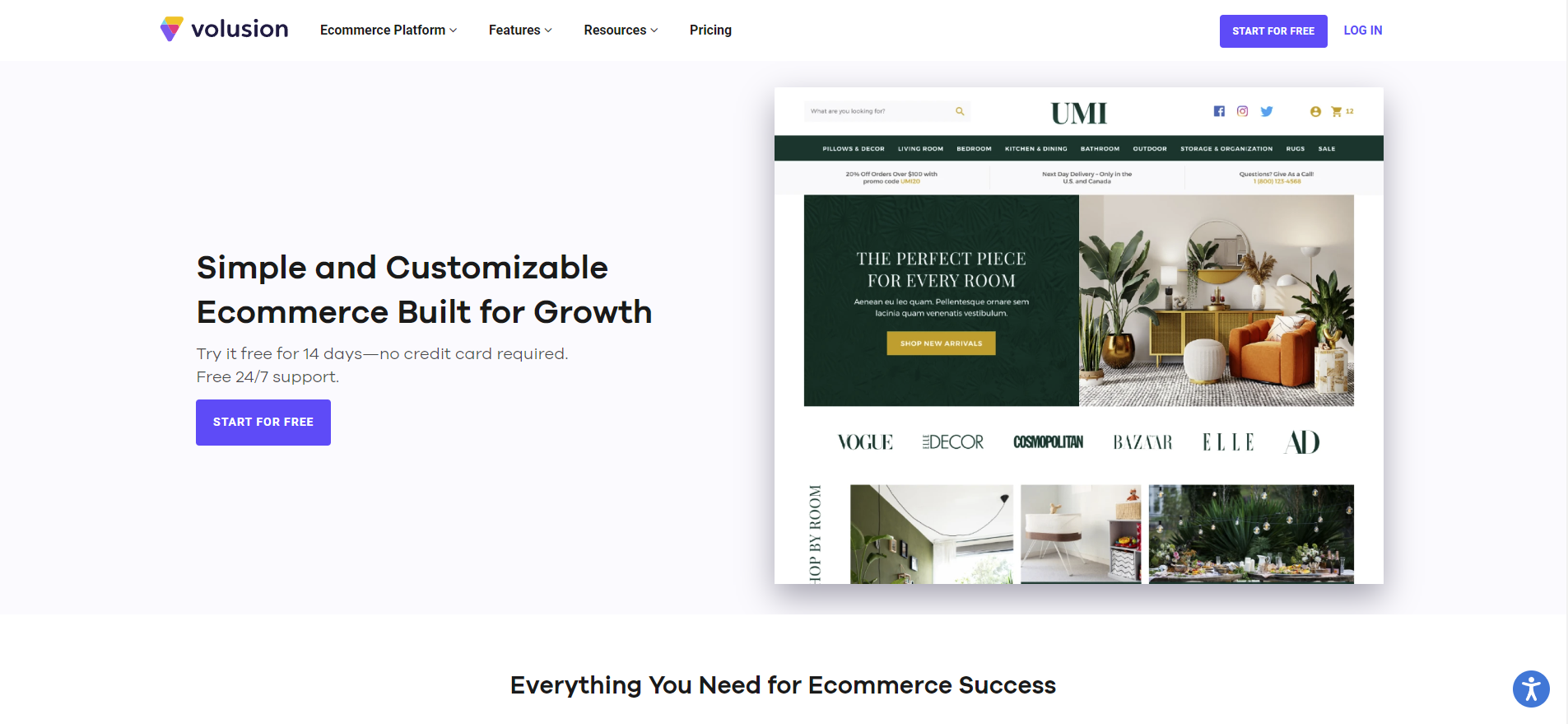 Volusion  gallery image