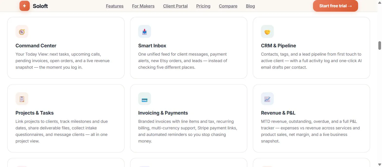Soloft — The Solopreneur OS gallery image