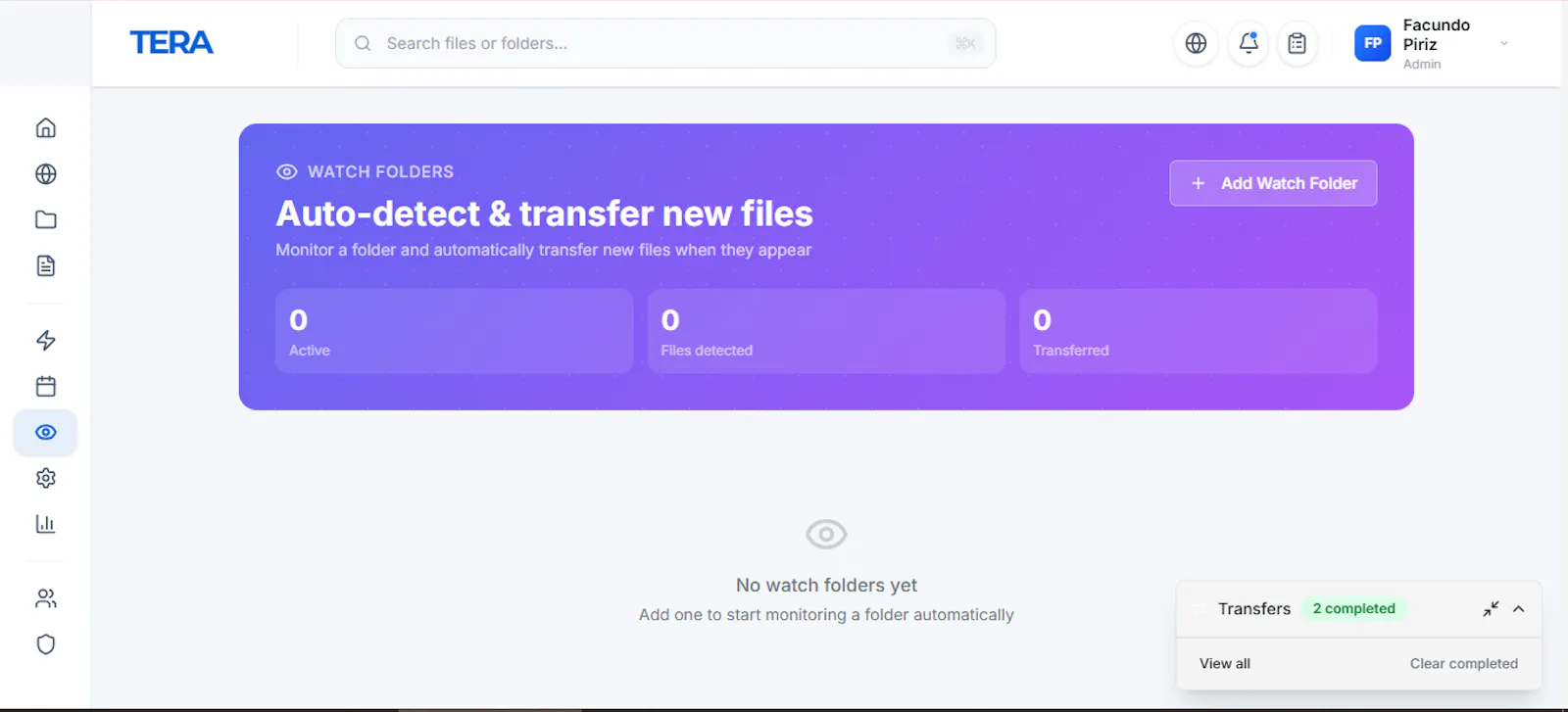 TERA — Multi-coud File Transfer screenshot 4