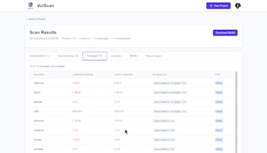 VulScan gallery image