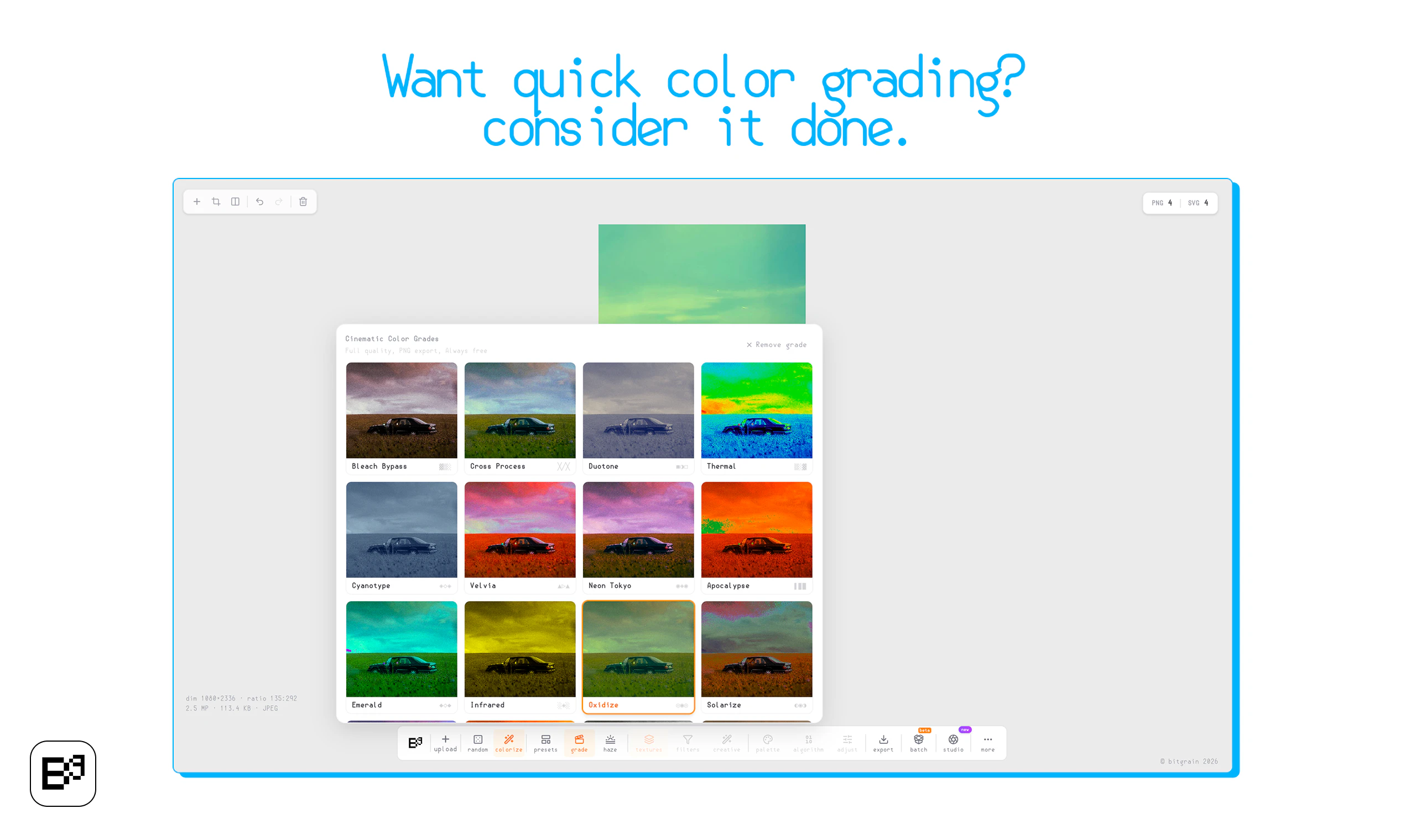 Bitgrain screenshot 5