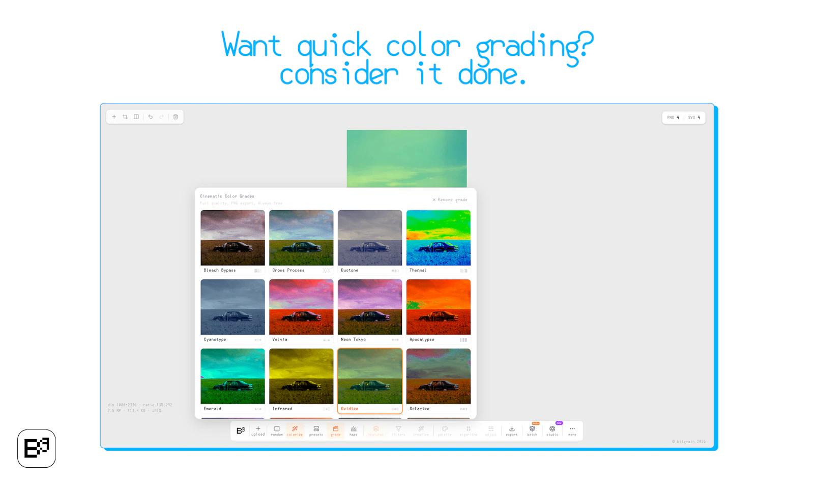 Bitgrain screenshot 6