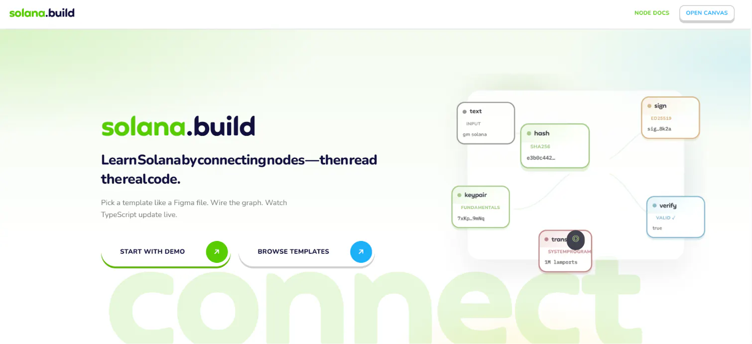 solana.build — learn Solana visually gallery image