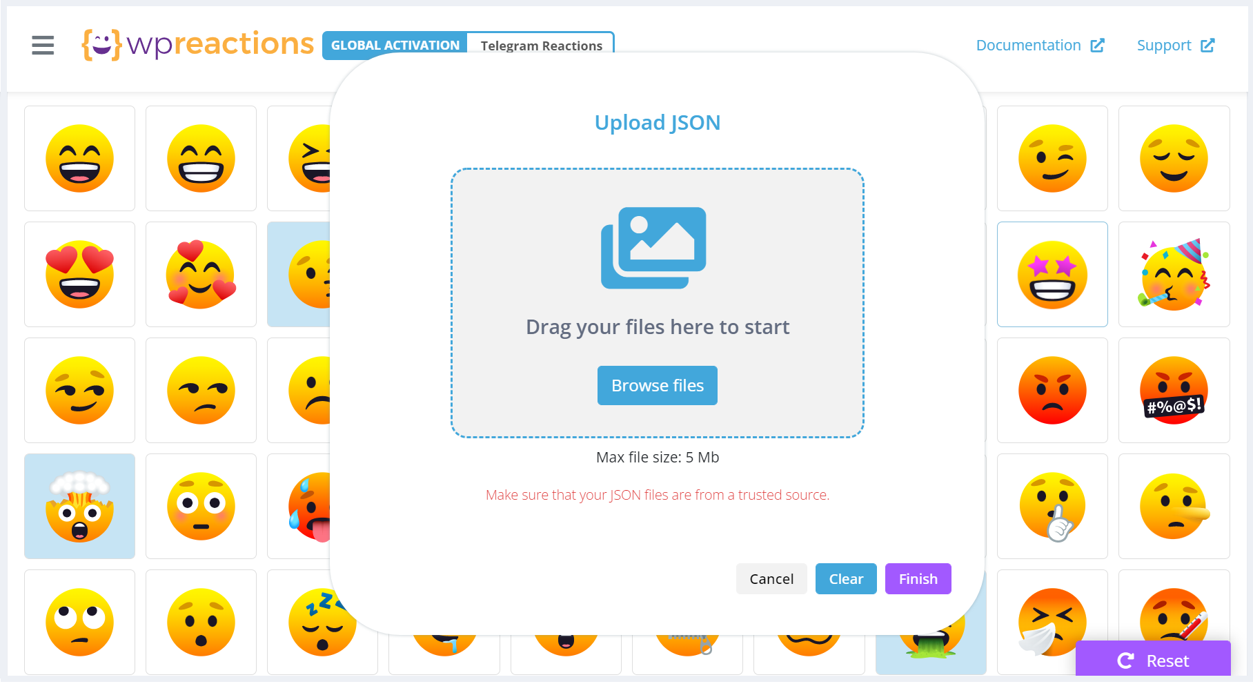 WP Reactions gallery image