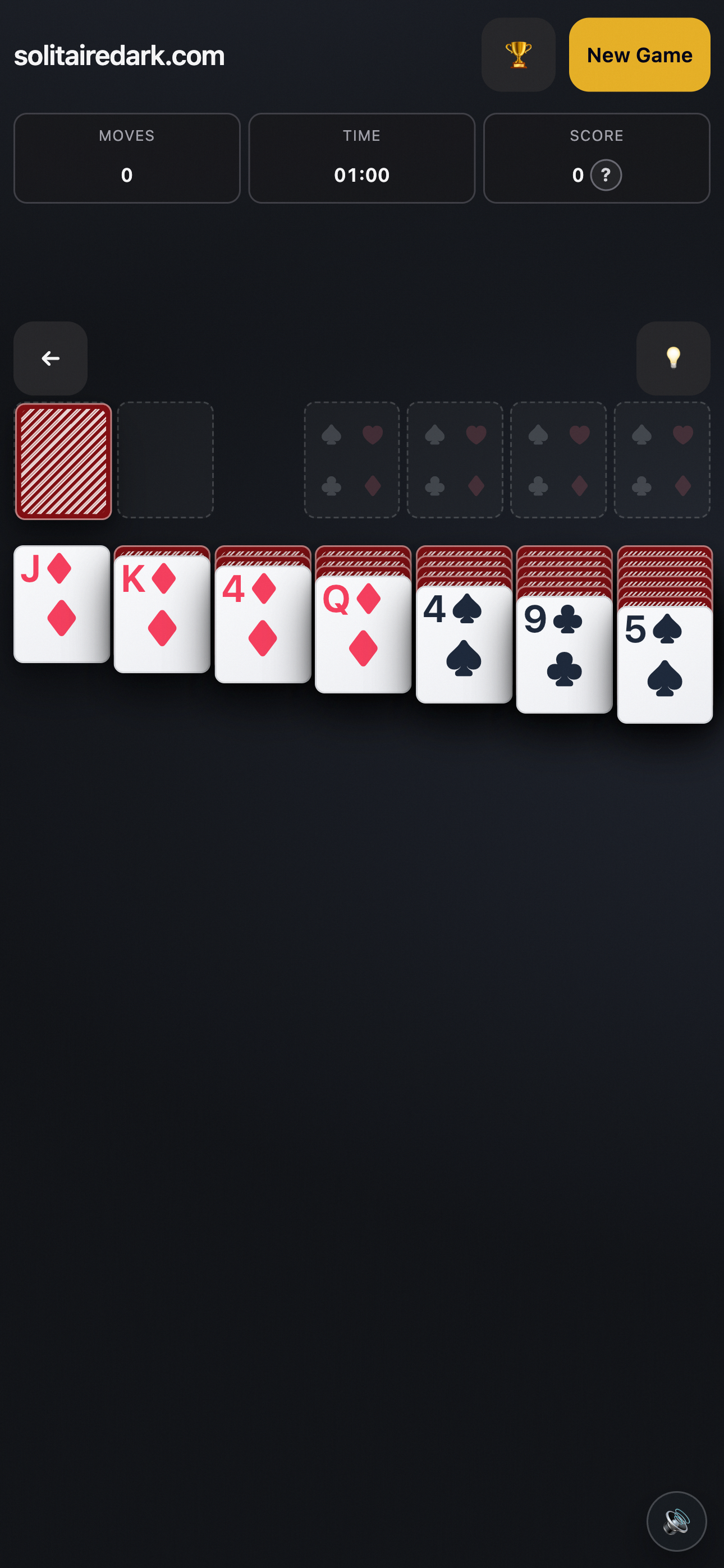 Solitaire Dark Mode gallery image