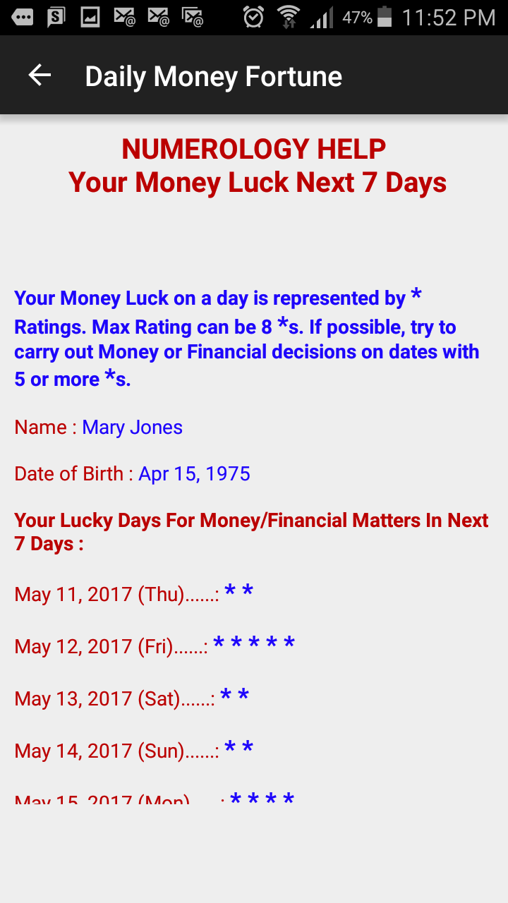 Daily Money Fortune gallery image