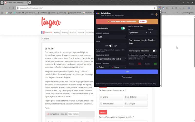 PolyglotSelect  screenshot 2