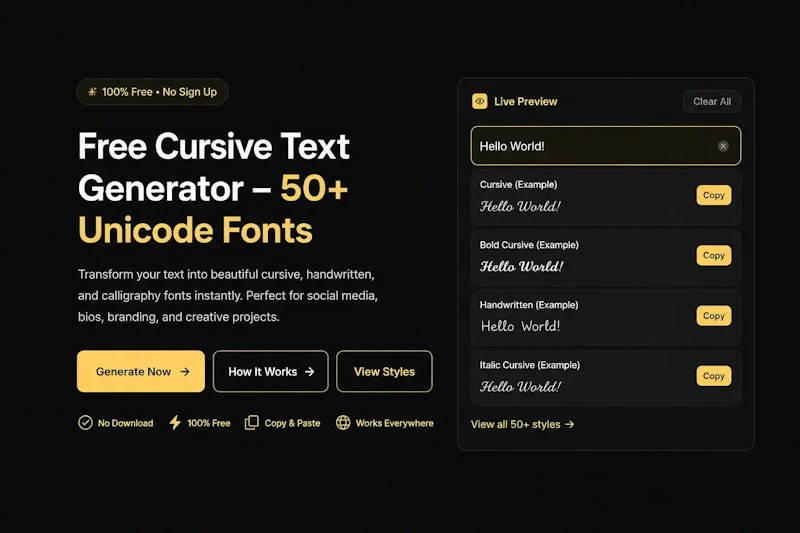 CursiveKit screenshot 1