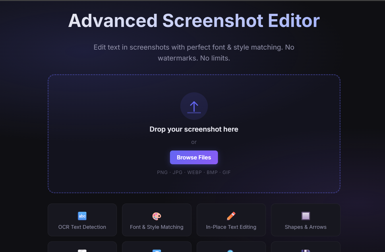 Screen shot Editor gallery image