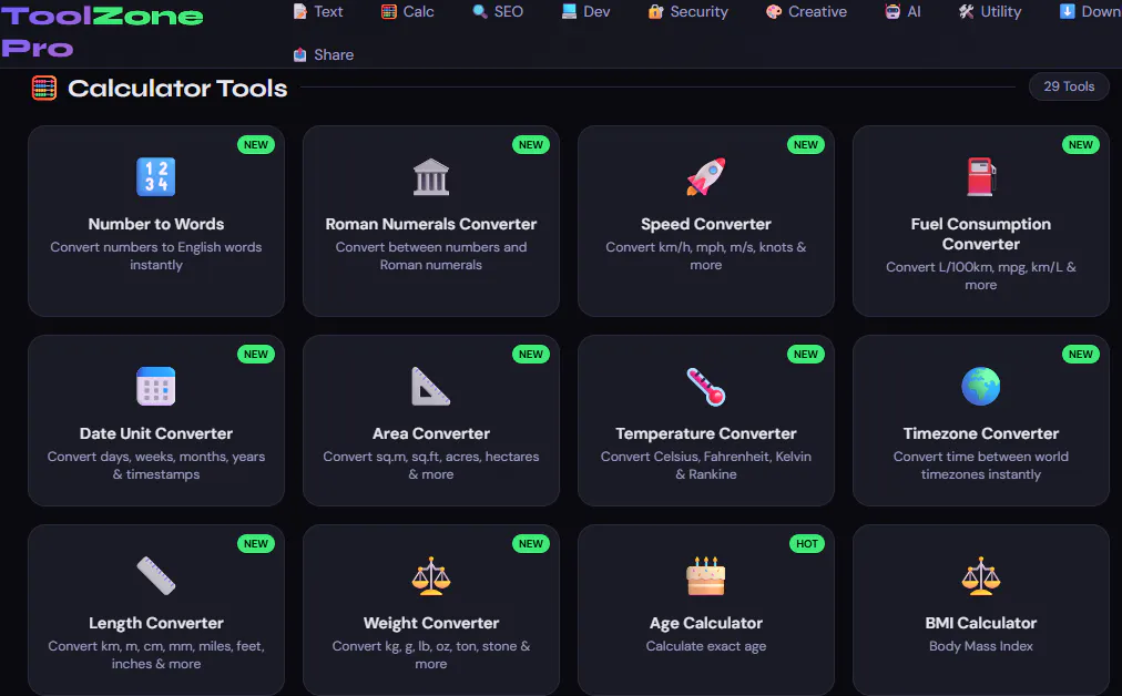 AMOZUnique Tools Hub gallery image
