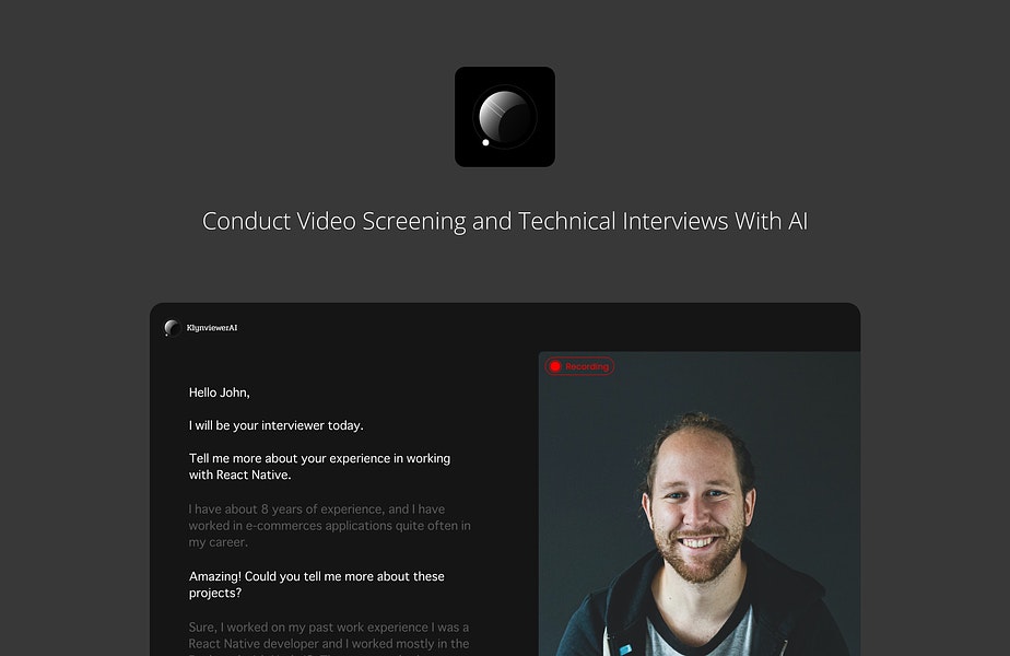 Klyn Interviewer AI gallery image