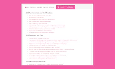 Curated Marketing Articles and Tools gallery image