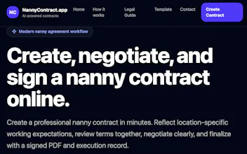 NannyContract.app gallery image