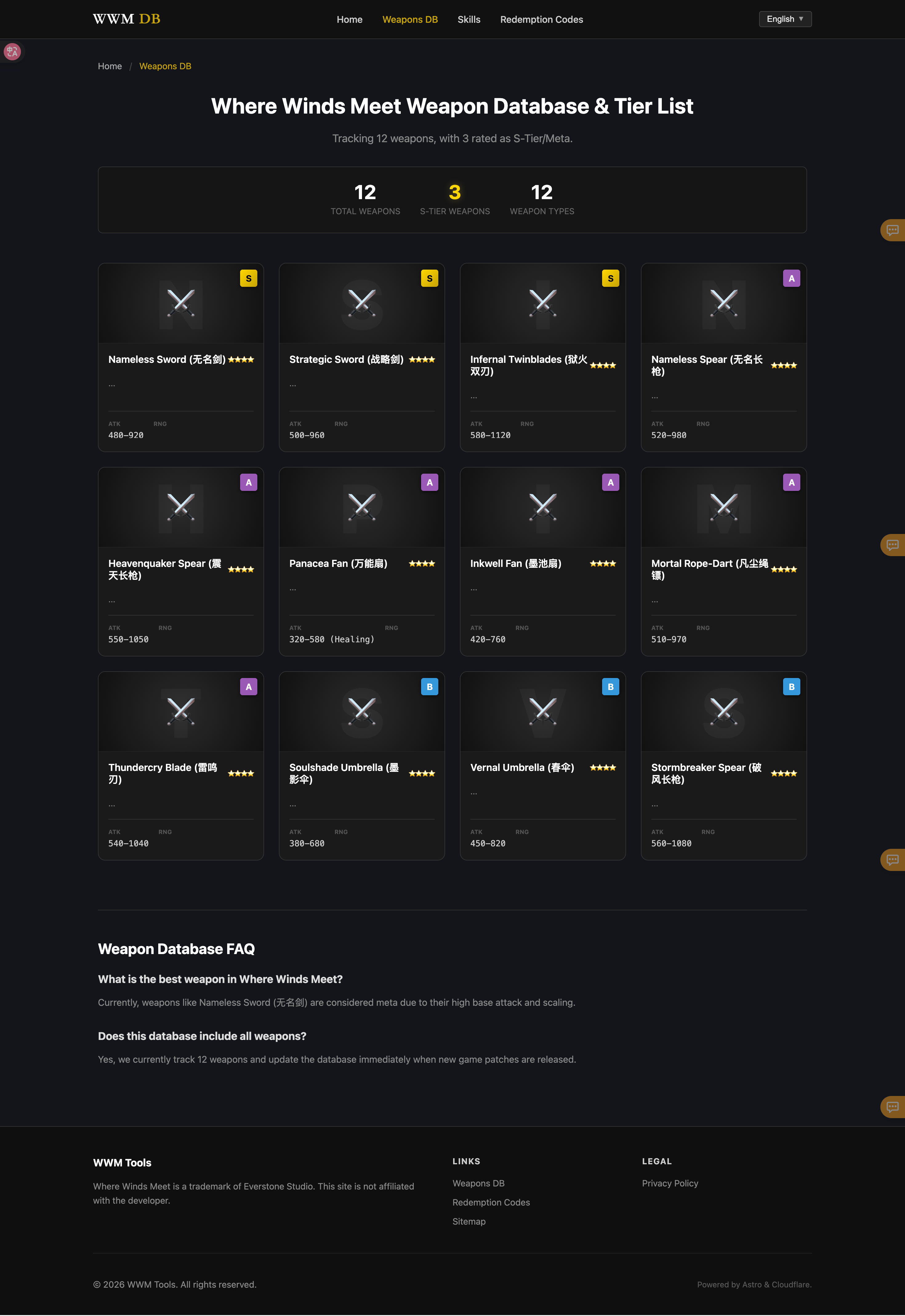 WWM Database (Wiki) - Screenshot 3 showing product features and functionality