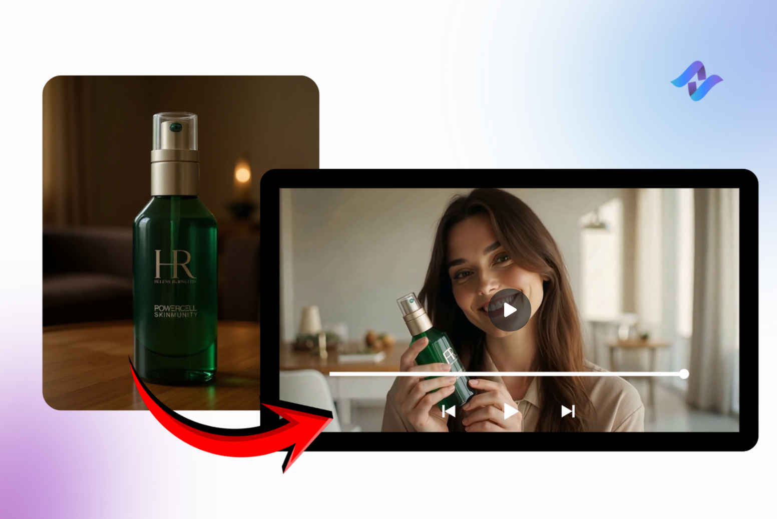 Product Link To Video Maker - Main product screenshot demonstrating key features and user interface