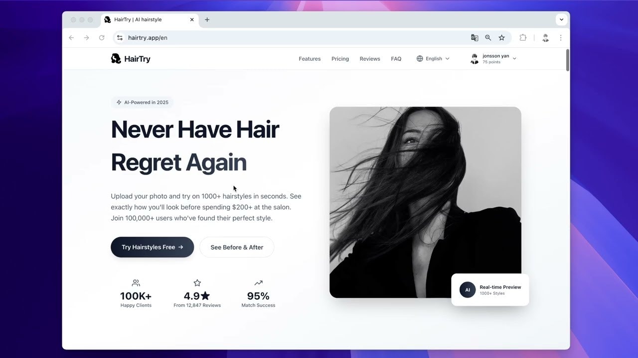 HairTry gallery image