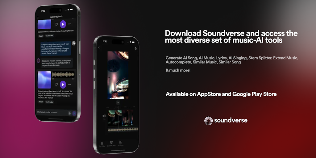 Soundverse iOS and Android App