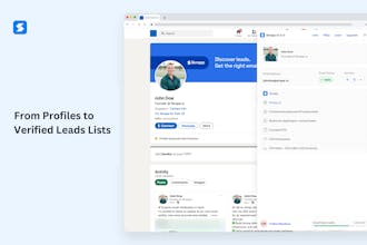 Skrapp.io Chrome Extension v2.0 gallery image