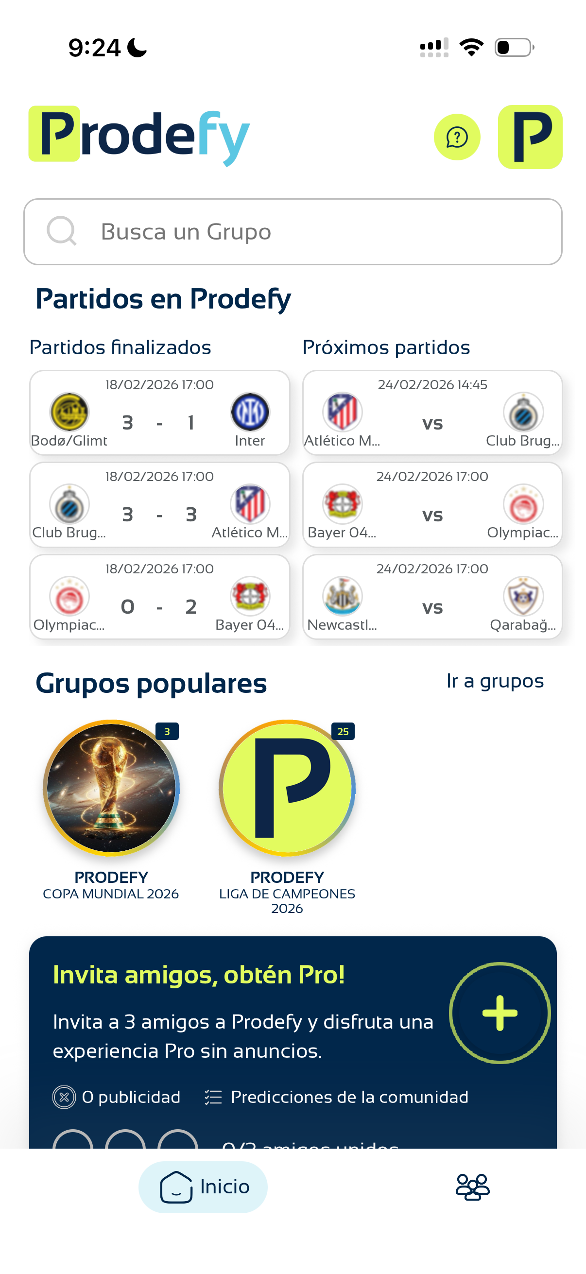 Free World Cup 2026 prediction pools - Main product screenshot demonstrating key features and user interface