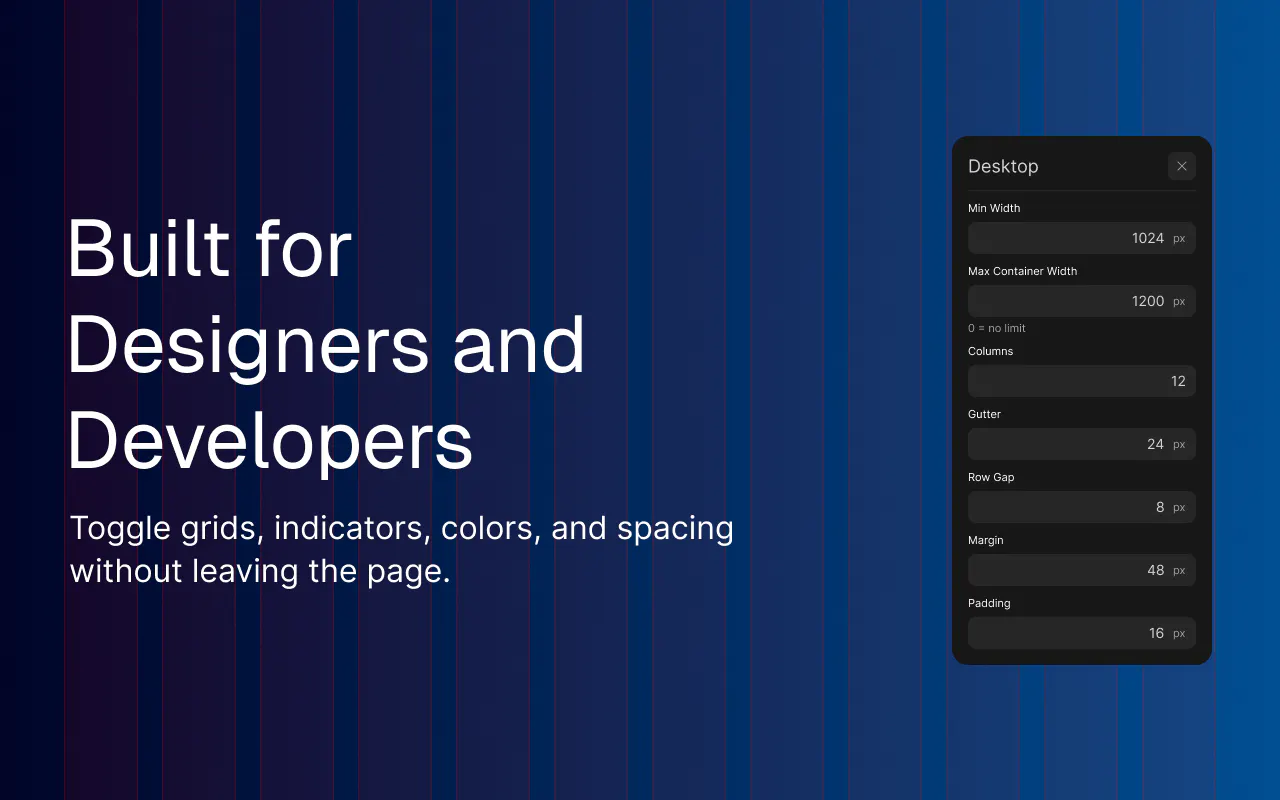 Grid Overlay Pro: A browser extension to visualize grid layouts on any ...