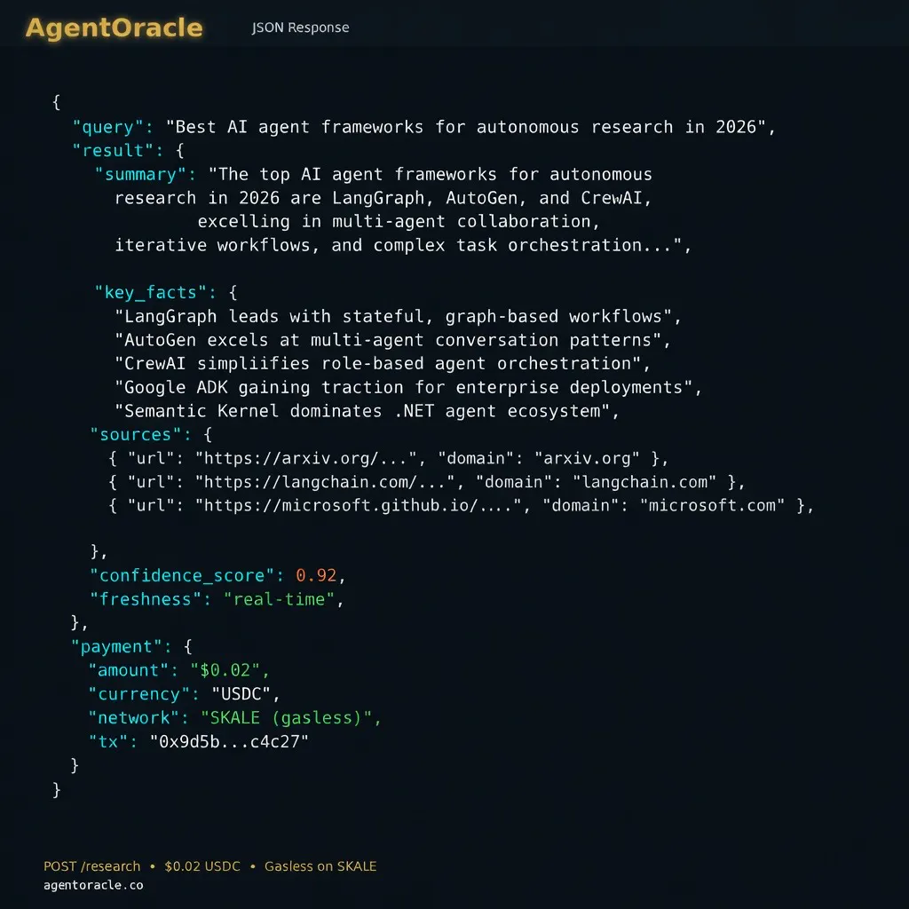 AgentOracle product banner