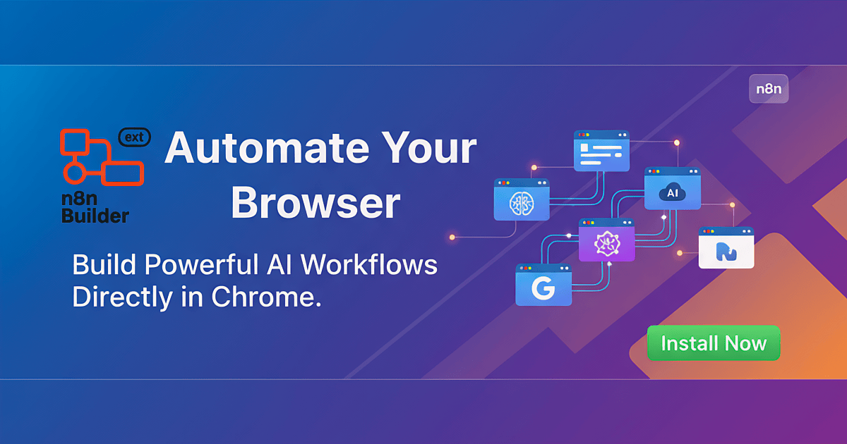 n8n Builder – AI-Powered Assistant gallery image