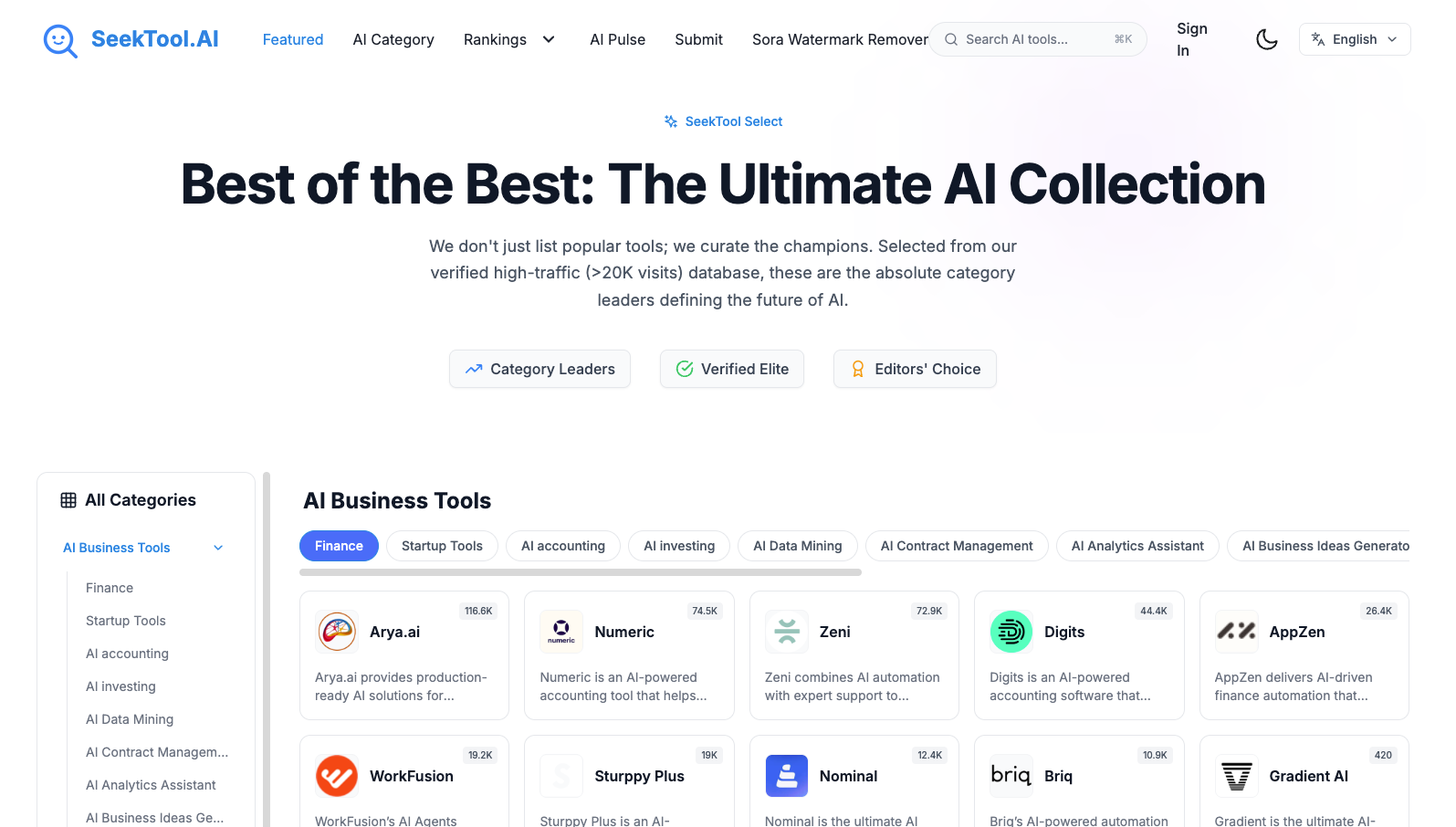 SeekTool.ai - Screenshot 3 showing product features and functionality