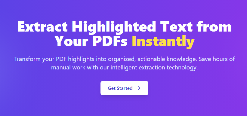 하이라이트 추출 - PDFS에서 하이라이트 추출물 |PDF 하이라이트 추출기 미디어 1