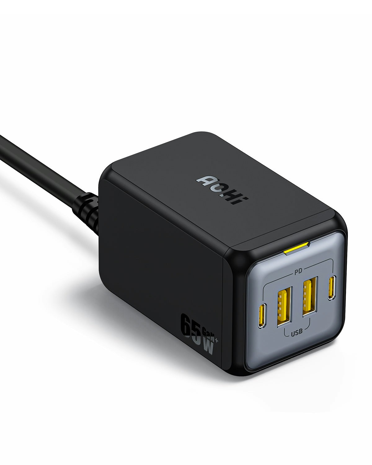 4つのポート付きAohi 65Wデスクトップ充電器
