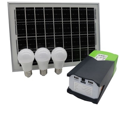 3 Lamp Portable Solar System - Screenshot 2 showing product features and functionality