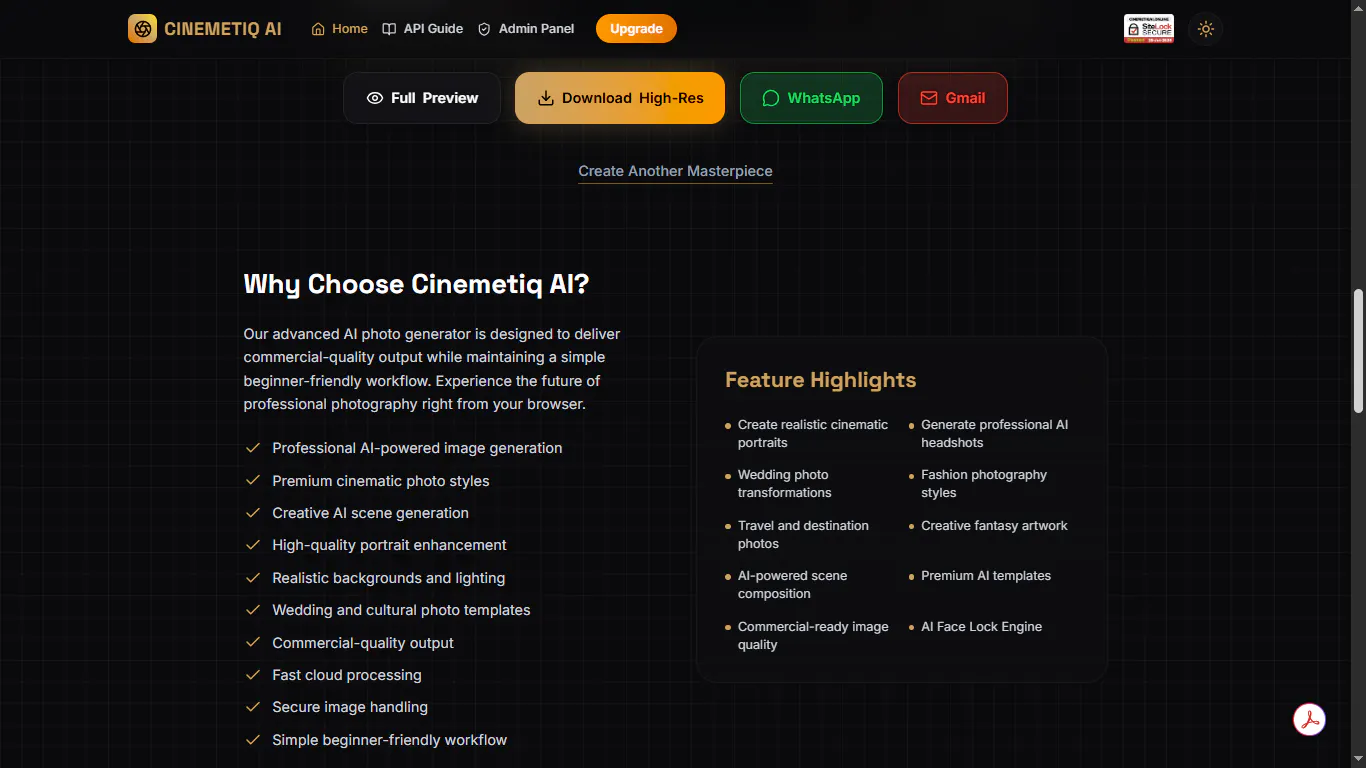 Cinemetiq AI gallery image