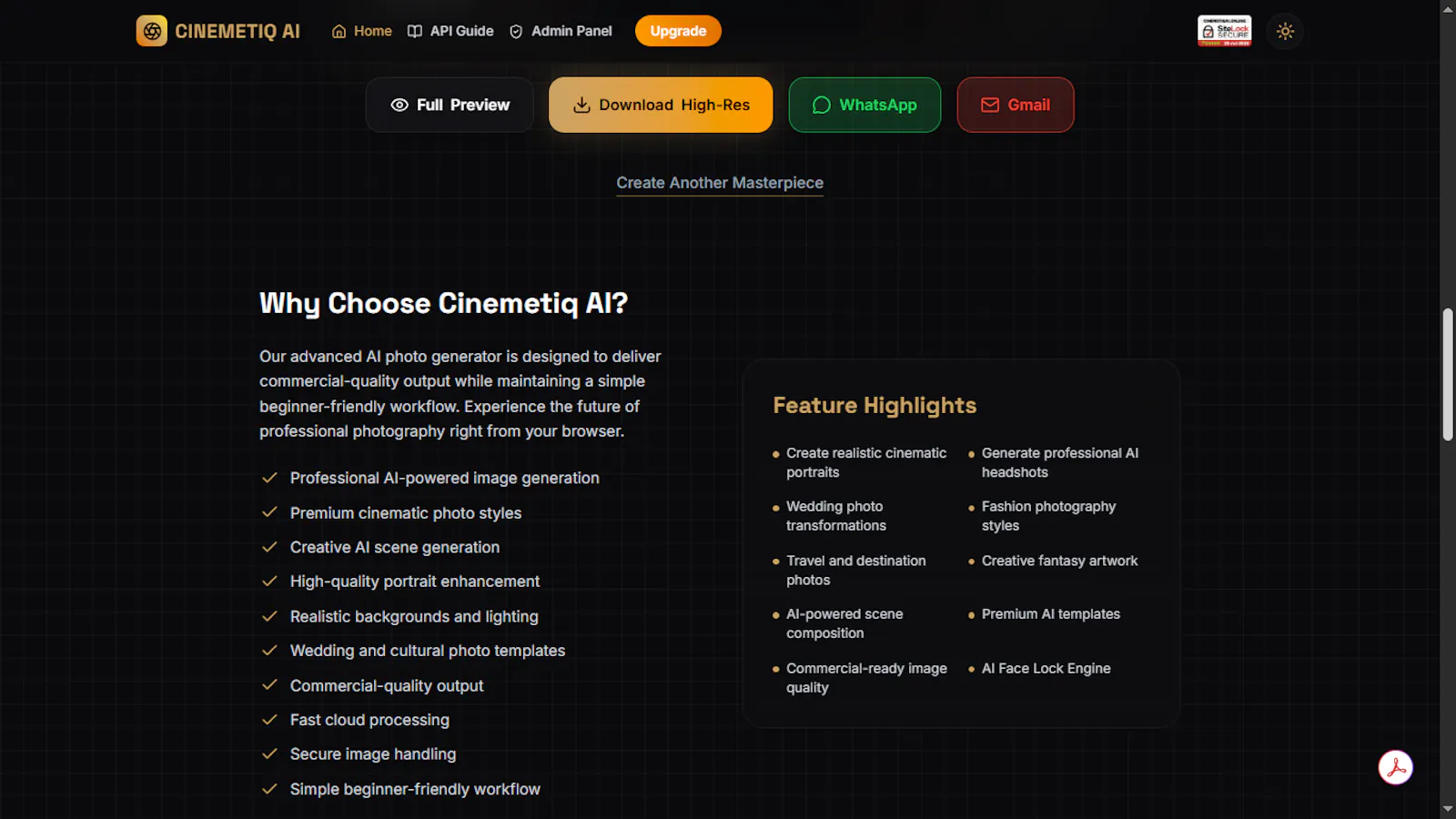Cinemetiq AI screenshot 4