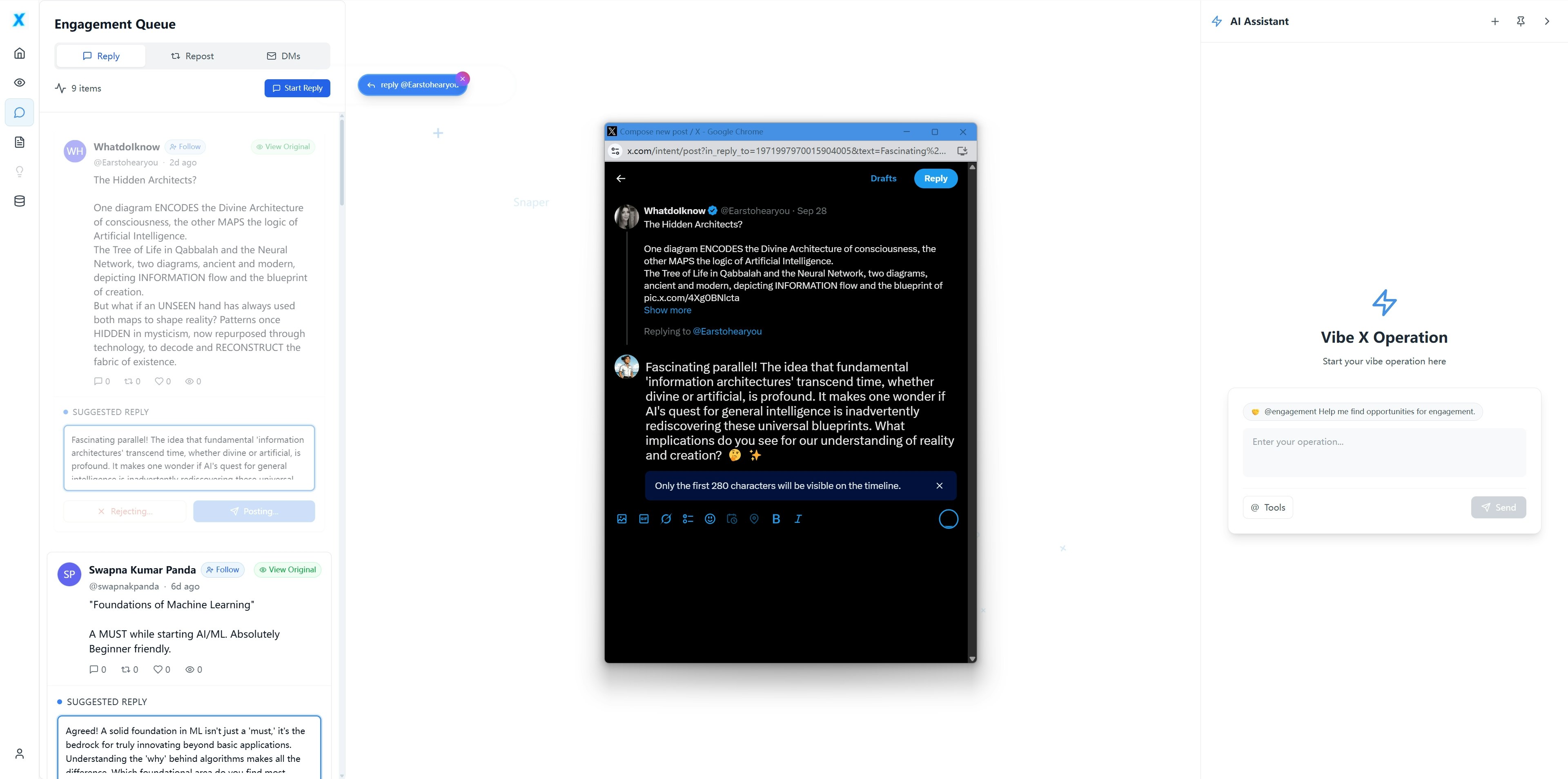 Média Pi pilote - Fonctionne votre Twitter comme le curseur 5