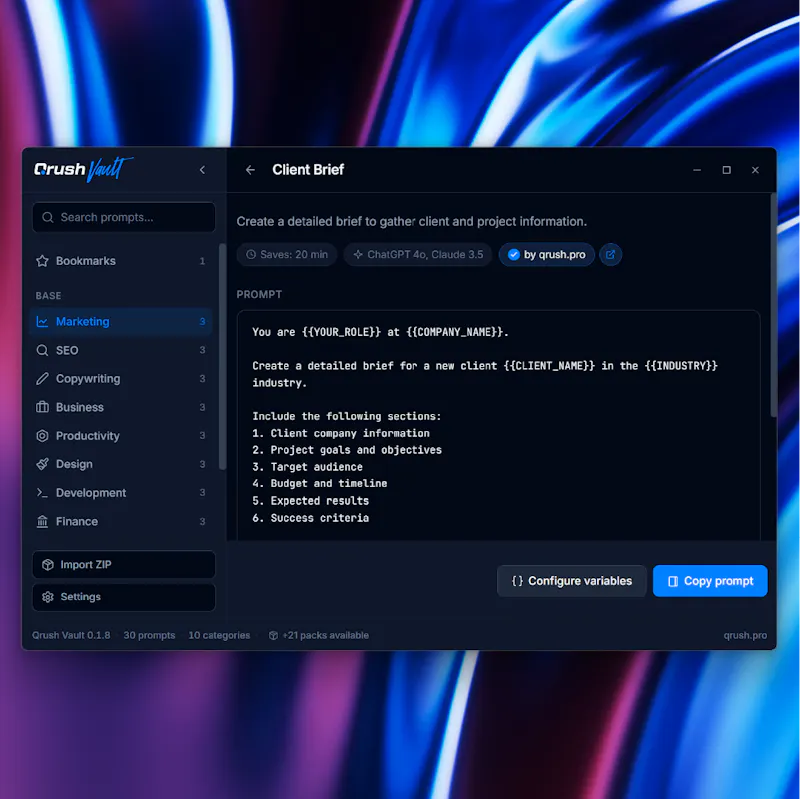 Qrush Vault screenshot 4