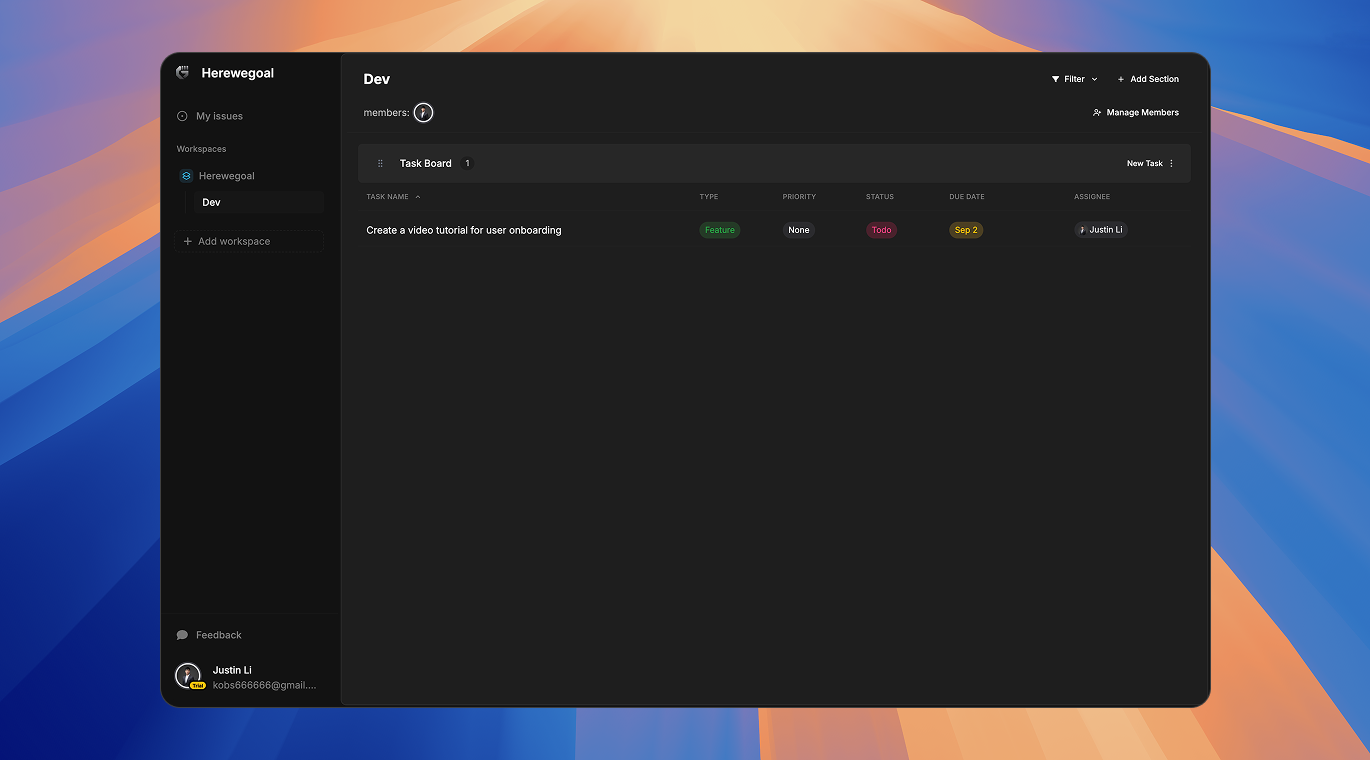 Herewegoal gallery image